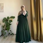 প্রিমিয়াম দুবাই চেরী কাপড়ের হাতা কন্ট্রাস্ট বোরকা