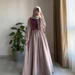 দুবাই চেরী কাপড়ের সামিরা বোরকা