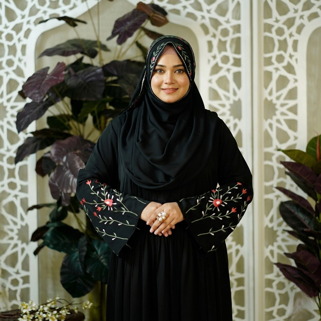 IMG_20260402_152845(1) দুবাই চেরী কাপড়ের এমব্রয়ডারি কাজ করা বোরকা - Image 1