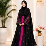 নকশী এমব্রয়ডারি আলাদা কটি বোরকা