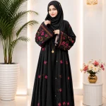নকশী এমব্রয়ডারি আলাদা কটি বোরকা